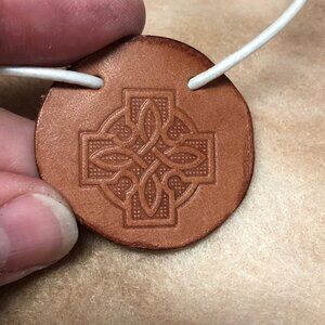Norse Celtic Viking Elf Elven Infinity Knot warrior pendant token necklace